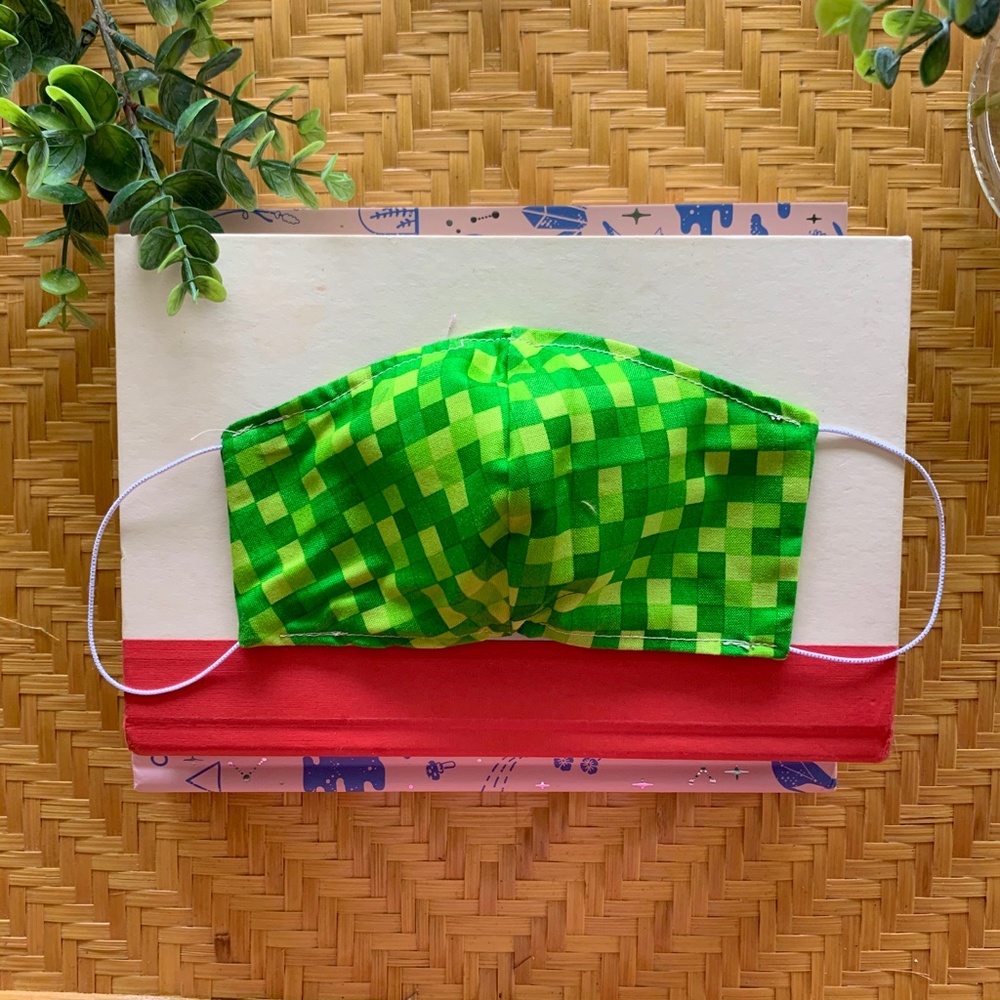 Sold on ETSY Minecraft Face Mask - Picture 4 of 6